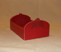 Red Holly Ends Tray